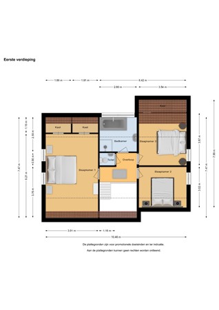Floorplan - Onderdijk 6B, 4845 EK Wagenberg